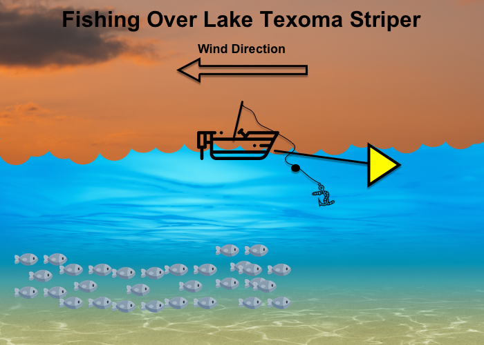 Lake Texoma Fishing Map by Hook-N-Line